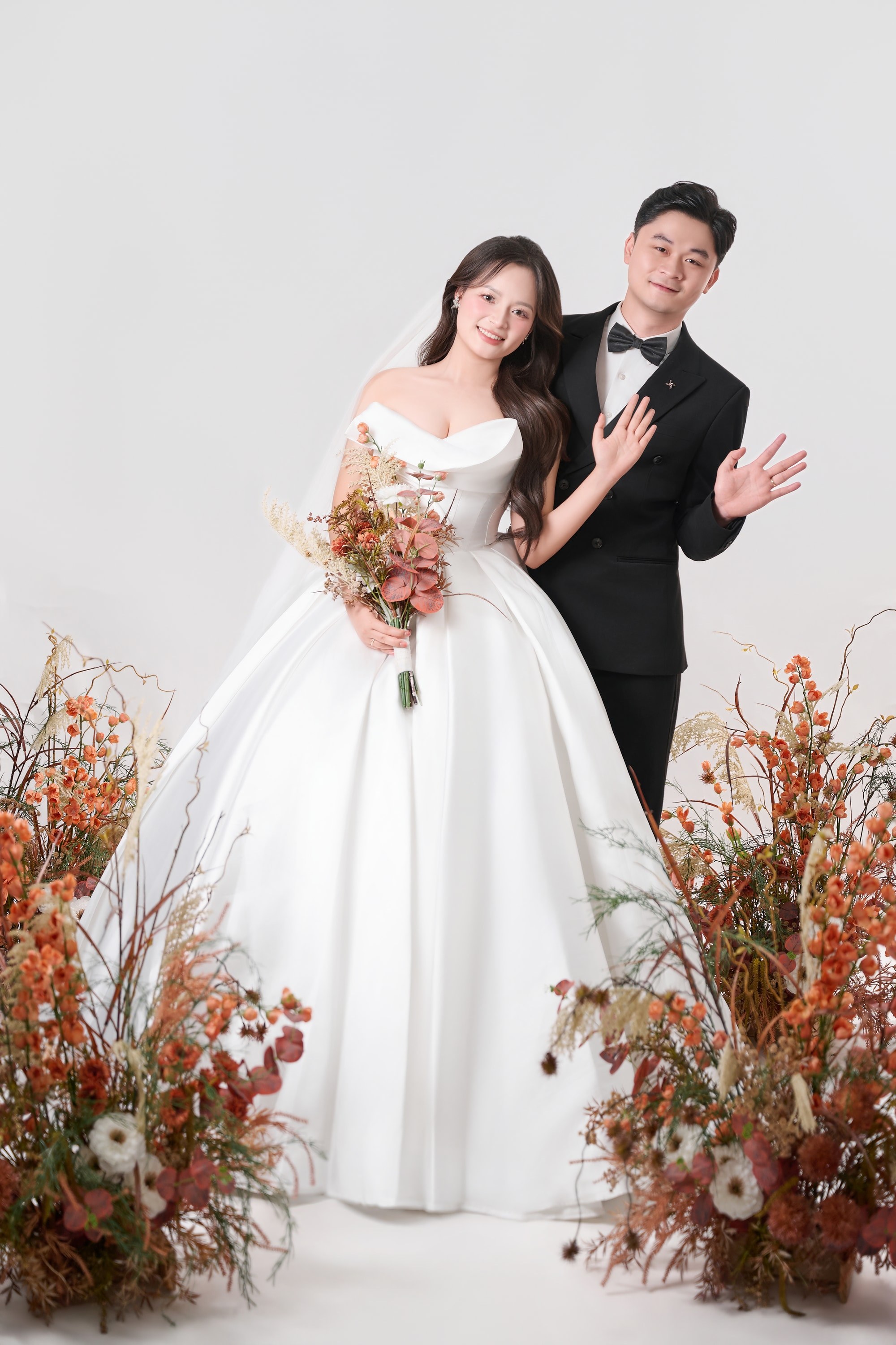 Diệu Thuý và Văn Thắng, bộ ảnh hoa khô, ảnh 2